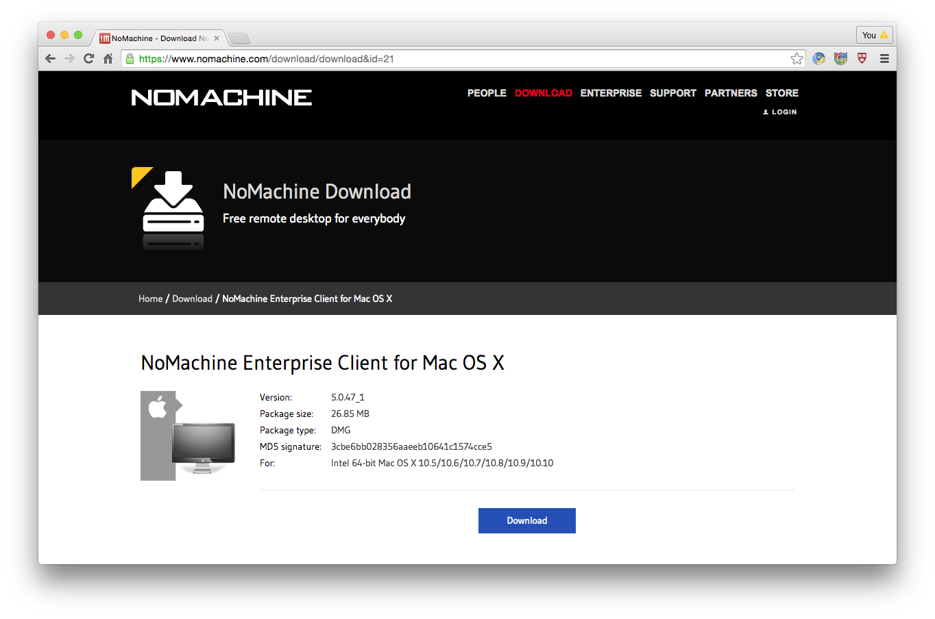 setting up nomachine using proxy